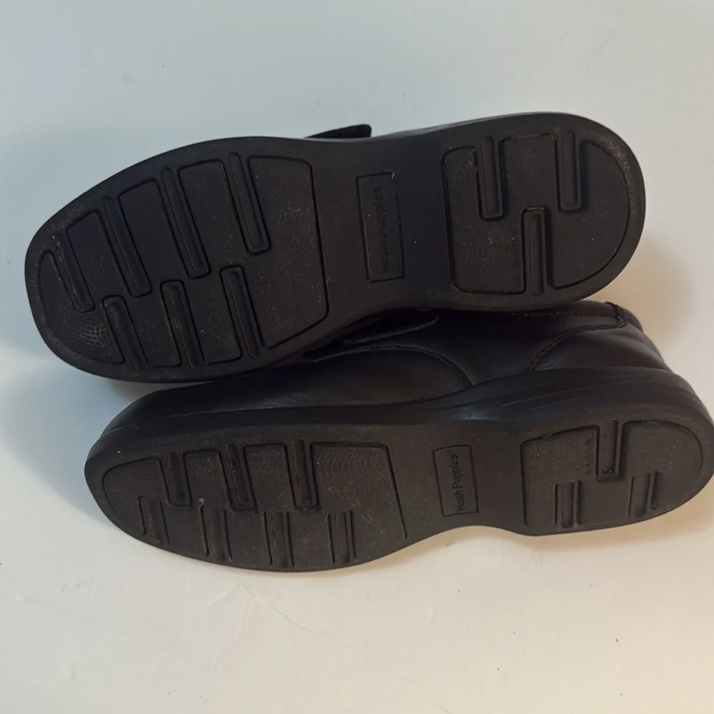 Hush Puppies Black Loafers Slip-Ons